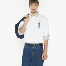 [탑키] 메종 키츠네 티셔츠 오버사이즈 드레스트 폭스 헤드