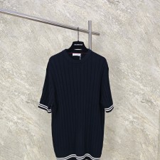 [GTR] 브루넬로 쿠치넬리 반팔 스웨터 립 니트 코튼