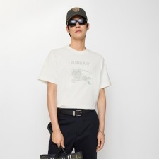 [Y] 버버리 티셔츠 EKD 자수 크루넥 2Color