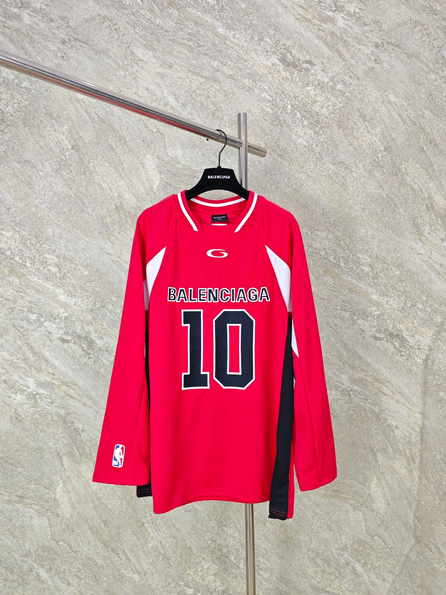 [GTR] 발렌시아가 x NBA 콜라보레이션 롱 슬리브 오버사이즈 2Color
