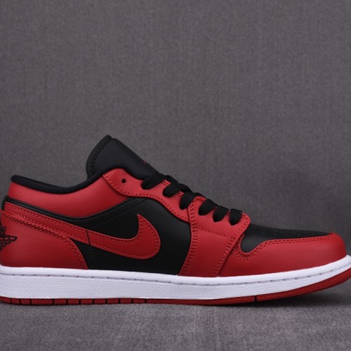 [CJ공장 남성신발] 에어 조던1 로우 브레드 바시티 레드 553558-606