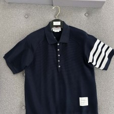 [터보공장] 톰브라운 폴로 티셔츠와 숏팬츠 세트 오토맨 스트라이프 2Color