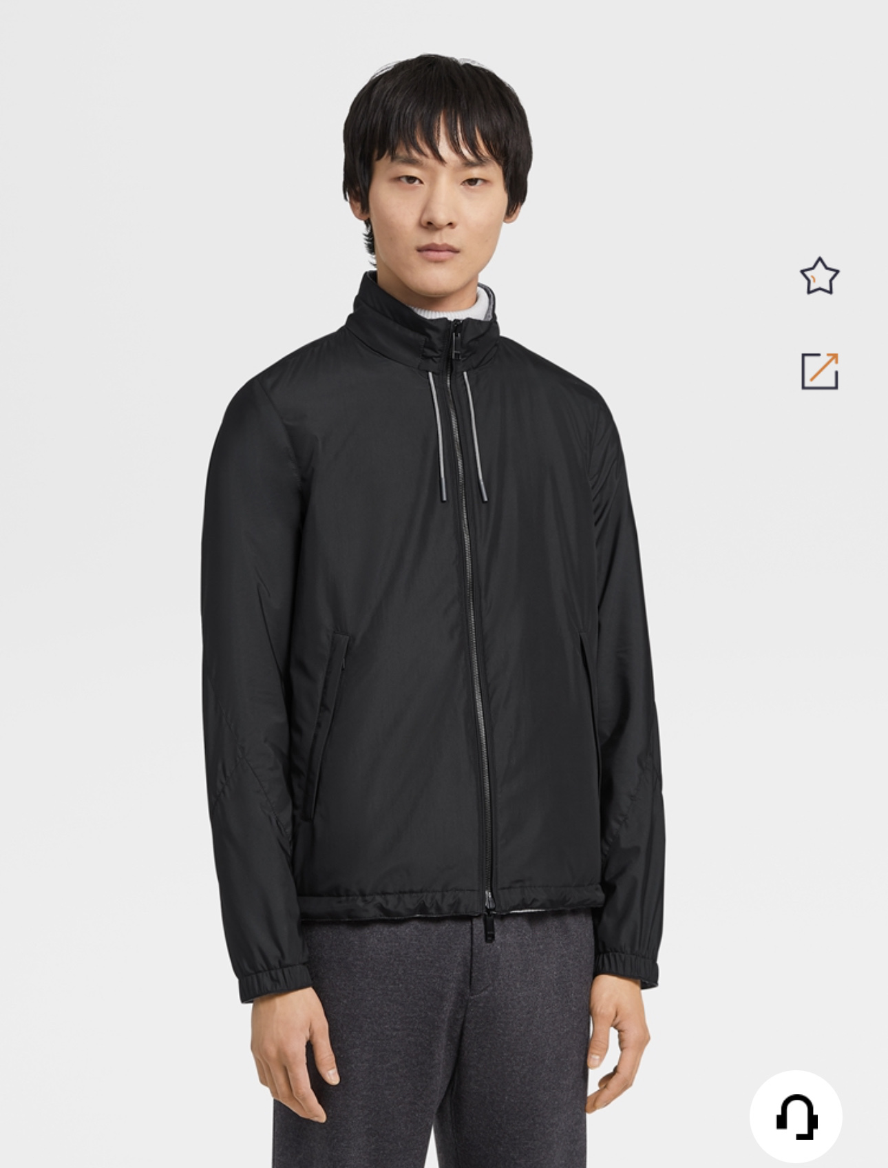 [GTR] 제냐 리버시블 블루종 자켓 브레자 마이크로파이버