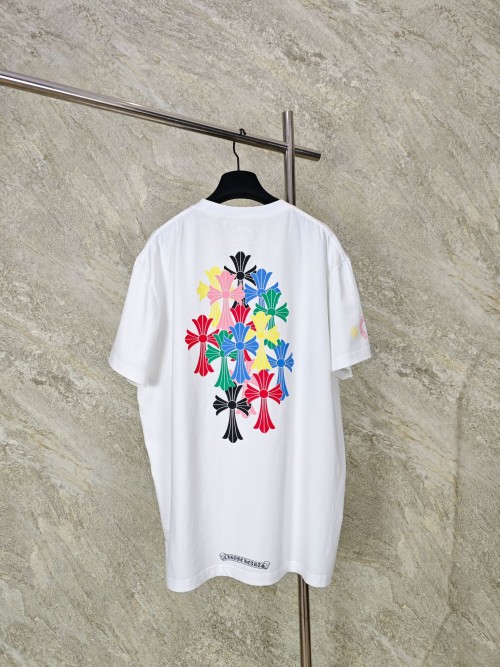 [GTR] 크롬하츠 티셔츠 멀티 컬러 크로스 세메터리 2Color