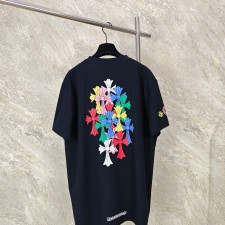 [GTR] 크롬하츠 티셔츠 멀티 컬러 크로스 세메터리 2Color