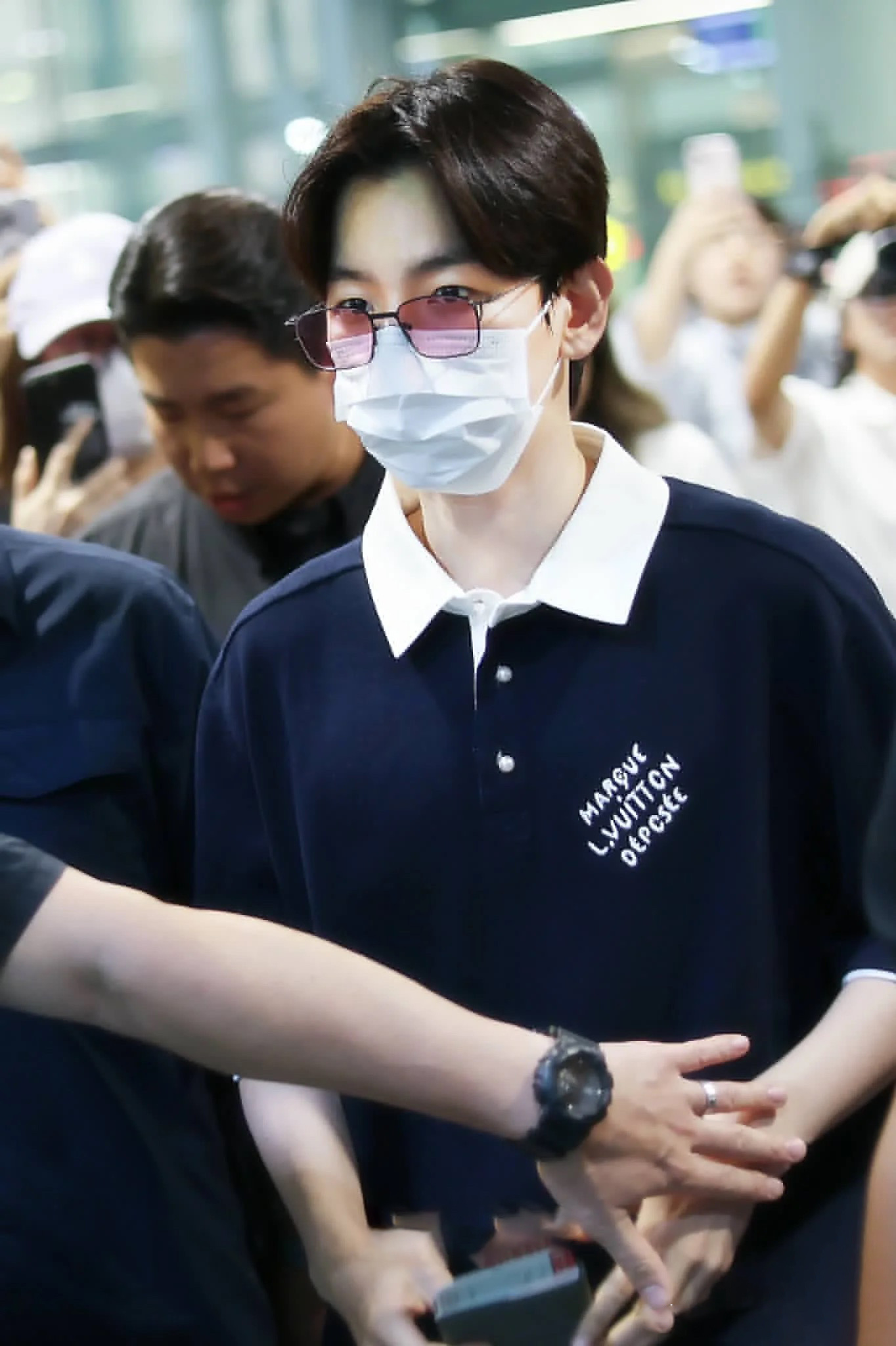 [Y] 루이비통 폴로 티셔츠 코튼 블렌드 엠브로이더드 2Color