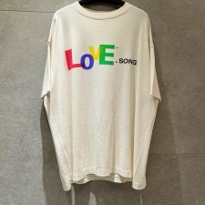 [계단] 세인트 마이클 티셔츠 러브 송 레터링