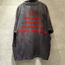 [계단] 세인트 마이클 티셔츠 레터링 그래픽 프린트