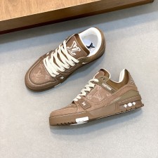 [남여공용 신발] 루이비통 LV트레이너 스니커즈 데님 마론