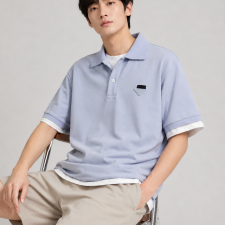 [GTR] 프라다 폴로 티셔츠 레이어드 디테일 2Color
