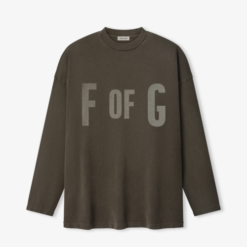 [세나] 피어오브갓 롱 슬리브 FG 26 빈티지 로고 프린트