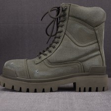 [GD공장 남성부츠] 발렌시아가 컴뱃 스트라이프 부츠 카키