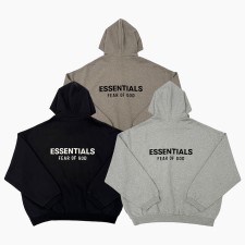 [세나] 피어오브갓 에센셜 후드 로고 플리스 3Color