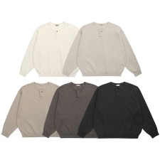 [세나] 피어오브갓 이터널 스웨터 파인 니트 헨리넥 5Color