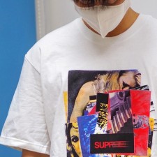 [AE] 슈프림 티셔츠 스택 프린트 2Color