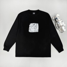 [AE] 스투시 롱 슬리브 모노 스탬프 그래픽 2Color