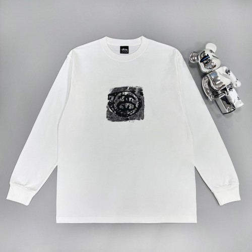 [AE] 스투시 롱 슬리브 모노 스탬프 그래픽 2Color