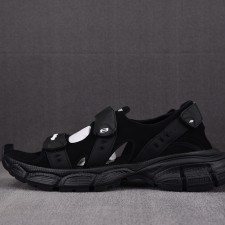 [I8공장 남여공용] 발렌시아가 3XL 스트랩 샌들 블랙