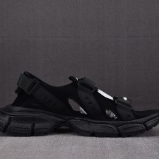 [I8공장 남여공용] 발렌시아가 3XL 스트랩 샌들 블랙