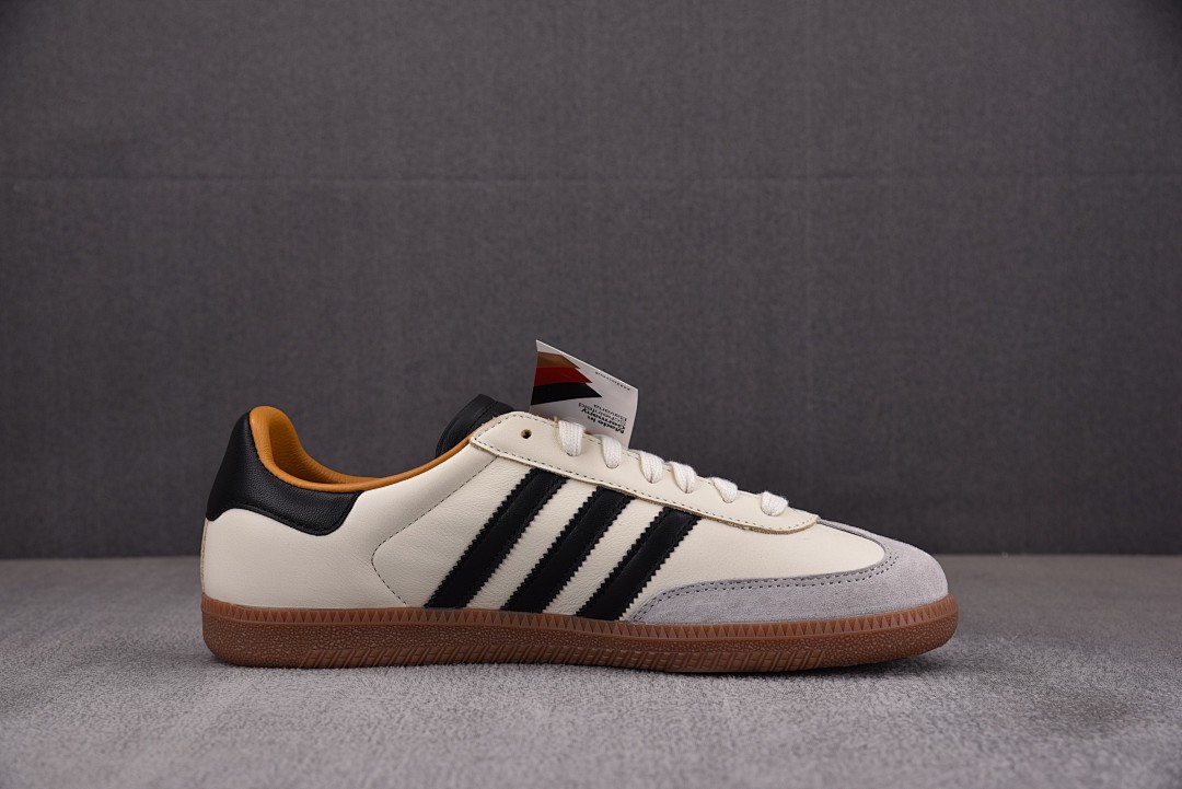 [ZH공장 남여공용] 아디다스 x JJJ자운드 삼바 OG 화이트 코어 블랙 ID8708